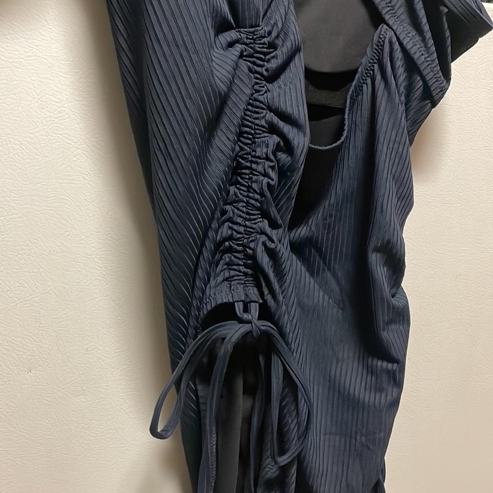 NWT Drawstring Side Ribbed Swimsuit - Picture 9 of 10